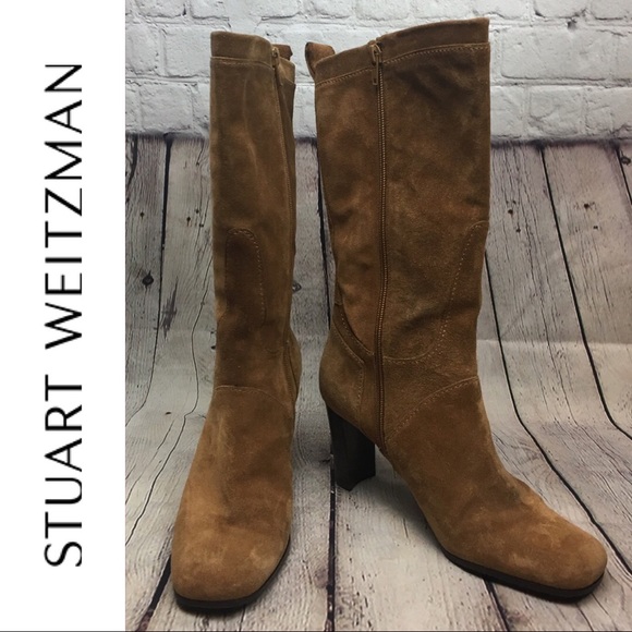 Stuart Weitzman Shoes - Stuart Weitzman Mid-Calf Suede Boot